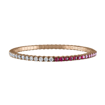 Diamonds & Mozambique Rubies · Duet Bracelets