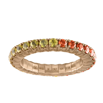 Yellow & Orange Sapphires · Duet Rings