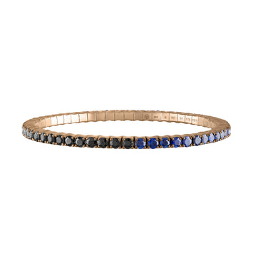 Black Diamond & Blue Sapphire · Duet Bracelets