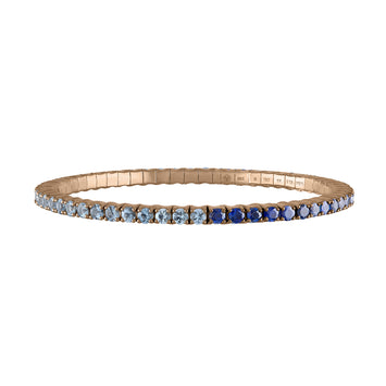 Light-Blue & Blue Sapphire · Duet Bracelets