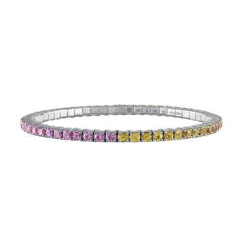 Pink & Yellow Sapphires · Duet Bracelets