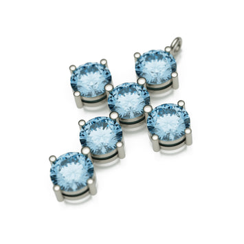 Light-Blue Sapphires Rounds