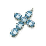 Light-Blue Sapphires Emerald Cut