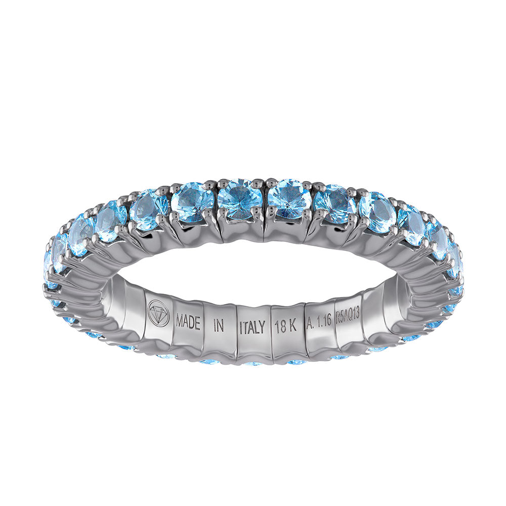 Light-Blue Sapphires · Mono Rings