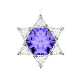 Purple Sapphires & Diamonds